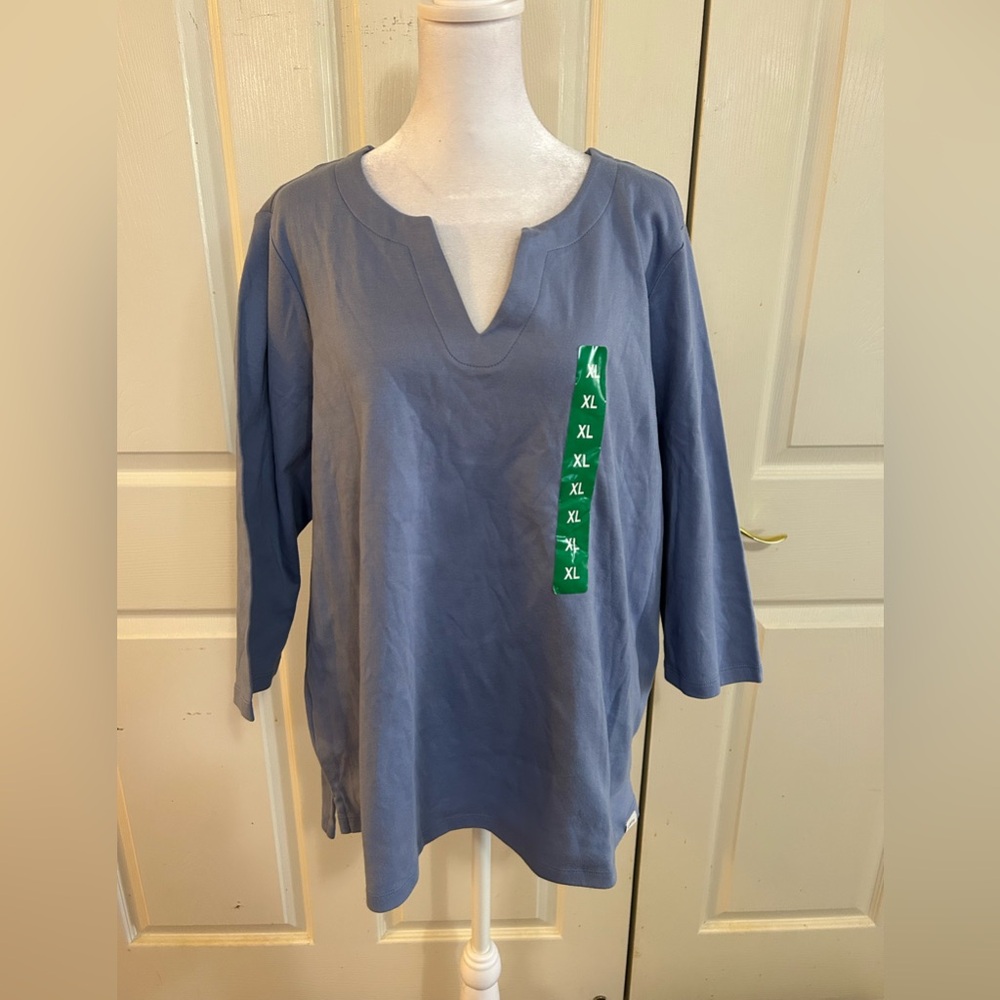 NWT Orvis blue tee, XL